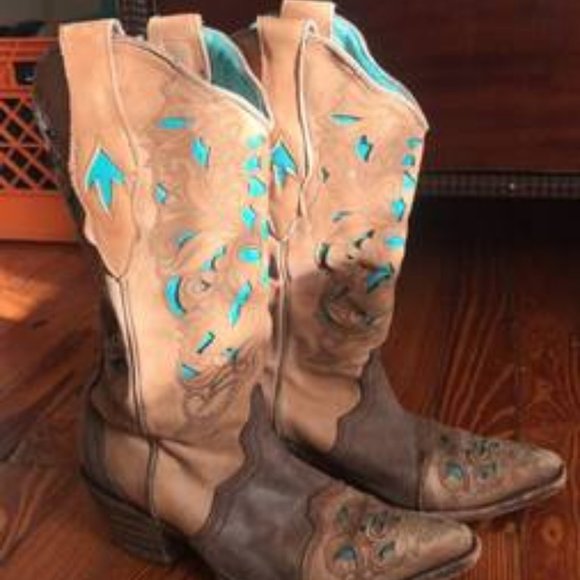 Vintage Cowboy Boots - Picture 1 of 1
